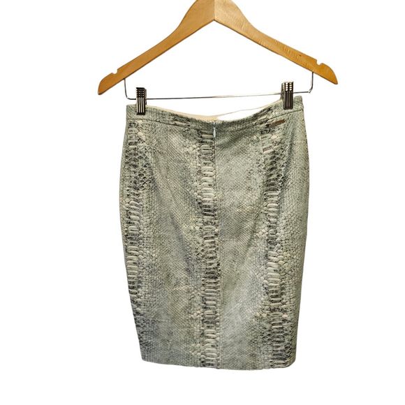 Blumarine Snakeskin‎ Print Skirt Pencil  I38 D32 - Picture 4 of 8